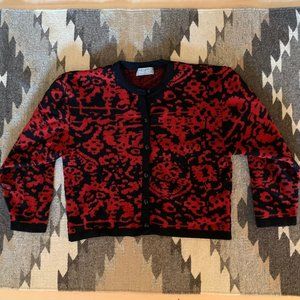 Vintage Jaeger Wool Sweater Cardigan w/Buttons